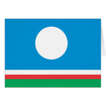 Sakha Flag cards by flagshirts Sakha Flag cards