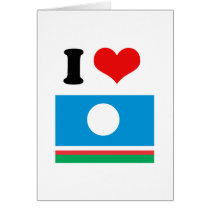 Sakha Flag cards by flagshirts Sakha Flag cards