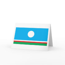 Sakha Flag Greeting Card by FlagTshirts Sakha Flag Greeting Card