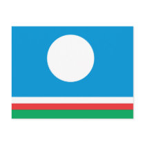Sakha Flag postcards by flagshirts Sakha Flag postcards