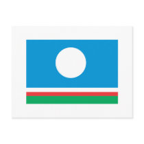 Sakha Flag postcards by flagshirts Sakha Flag postcards