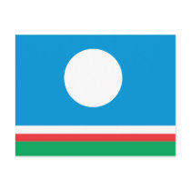Sakha Flag postcards by flagshirts Sakha Flag postcards