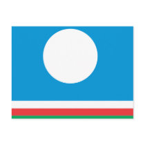 Sakha Flag postcards by flagshirts Sakha Flag postcards