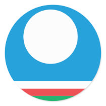 Sakha Flag stickers by flagshirts Sakha Flag stickers