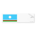 Sakha Republic Flag bumper stickers