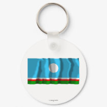 Sakha Republic Flag keychains by Vexillophile Sakha Republic Flag keychains