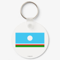 Sakha Republic Flag keychains by Vexillophile Sakha Republic Flag keychains