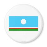 Sakha Republic Flag magnets