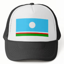 Sakha, Russia flag Hats