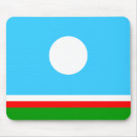 Sakha, Russia flag Mousepad