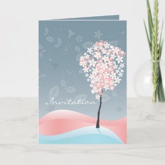 Sakura Blossom Greeting Card card