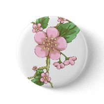Sakura Blossoms Buttons