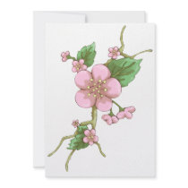 Sakura Blossoms Custom Invites