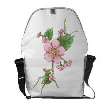 Sakura Blossoms Messenger Bags
