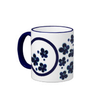 sakura blue 1 mugs by haitianart sakura blue 1 mugs