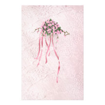 Sakura Bouquet Customized Stationery