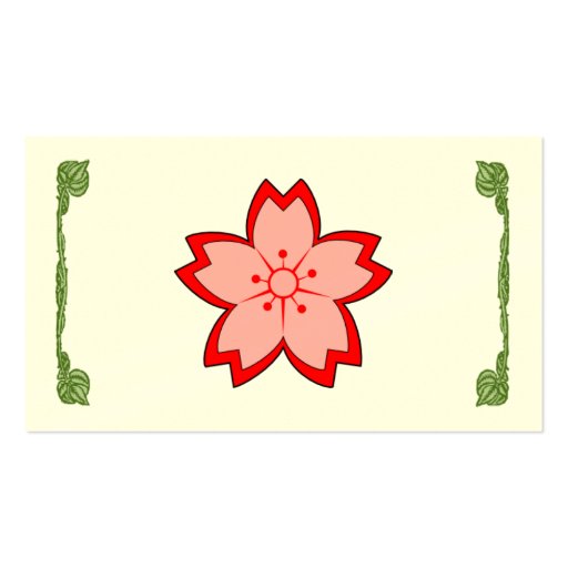Sakura Business Card (back side)