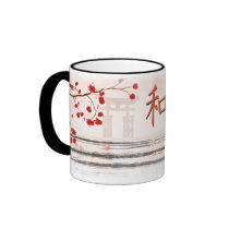 Sakura Cherry Blossoms Asian Mug mugs
