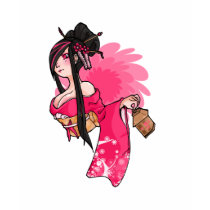 Sakura Current Tee t-shirts by kuroichoucho Sakura Current Tee t-shirts