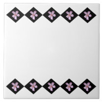 Sakura Diamonds Trivet Ceramic Tile