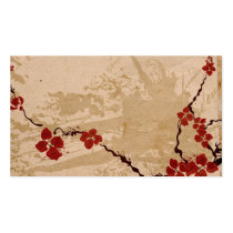 Sakura flowers Profile Card business cards