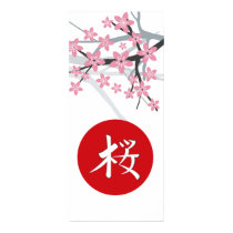 Sakura Hieroglyph Print