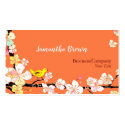 Sakura Interior Designer Business Cards business cards by daphne1024 Sakura Interior Designer Business Cards business cards