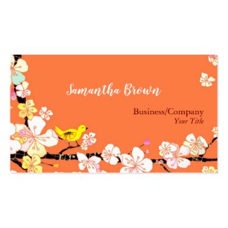 Sakura Interior Designer Business Cards profilecard