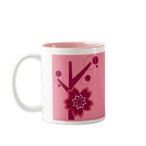 Sakura Kokeshi Kimono Design Mug