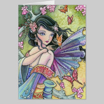Sakura Night - blank card cards
