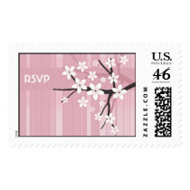 Sakura Postage Stamp by EveStock Sakura Postage Stamp