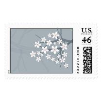 Sakura Postage Stamp Design by EveStock Sakura Postage Stamp Design