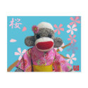 Sakura Sock Monkey