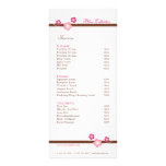 Sakura Spa Menu Template - Double Sided rack cards
