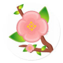 Sakura Sprig Sticker by elledeegee Sakura Sprig Sticker