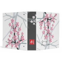 Sakura - Stylish Floral Binder by EveStock Sakura - Stylish Floral Binder
