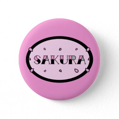 This lovely sakura design features the word "Sakura" in traditional tattoo 