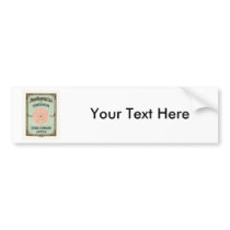 Sakura Vintage Japanese Silk Label Bumper Stickers