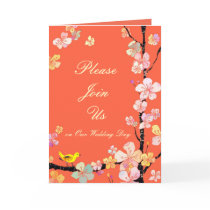 Sakura Wedding Invitation Card