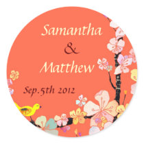 Sakura Wedding Sticker