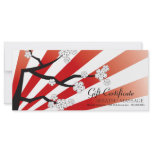 Sakuras Sunrise Cherry Blossoms Gift Certificate Customized Rack Card