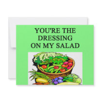 SALAD dressing lover invitations by jimbuf SALAD dressing lover invitations