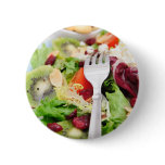 Salad With Feta Cheese Pinback Button