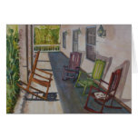 Salado Texas porch Greeting Card