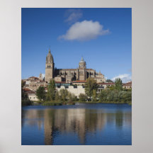 Salamanca Cathedrals and town 2 Poster
