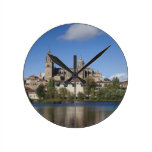 Salamanca Cathedrals and town 2 Wall Clock