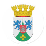 Salamanca , Chile Round Stickers