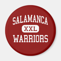 Salamanca - Warriors - Middle - Salamanca New York Refrigerator Magnets