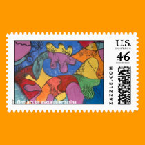 salamander -  fine art by asztalos krisztina postage