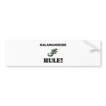 SALAMANDERS Rule! bumper stickers